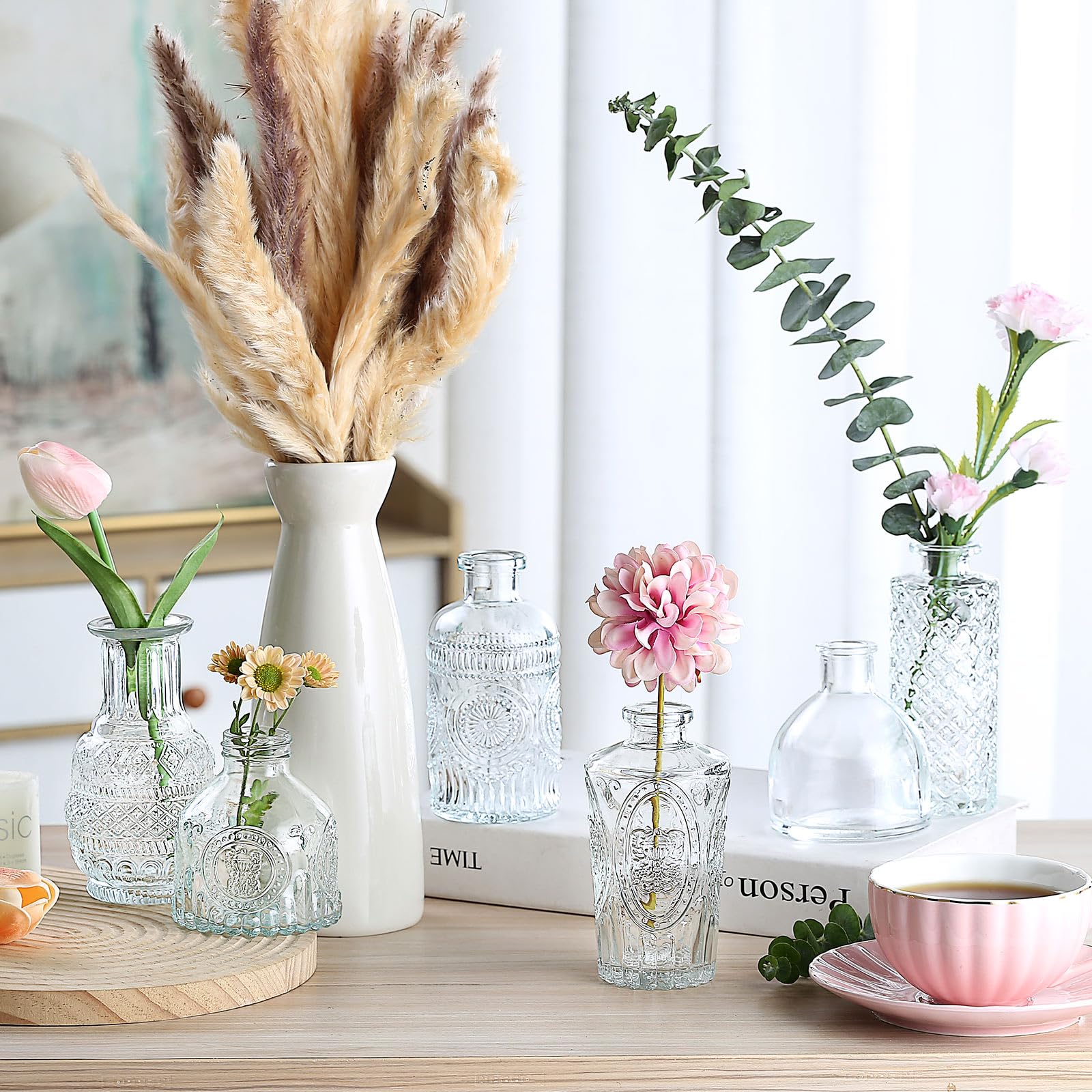 Earthgadgets securely packaged vase set protecting during shipping.