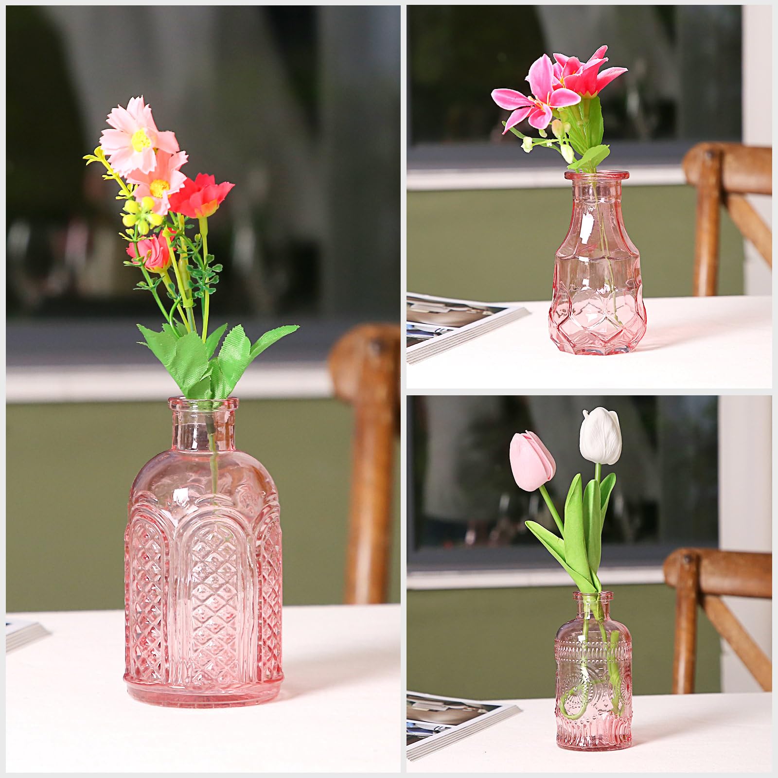 Earthgadgets vases with smooth mouth easy to handle and arrange