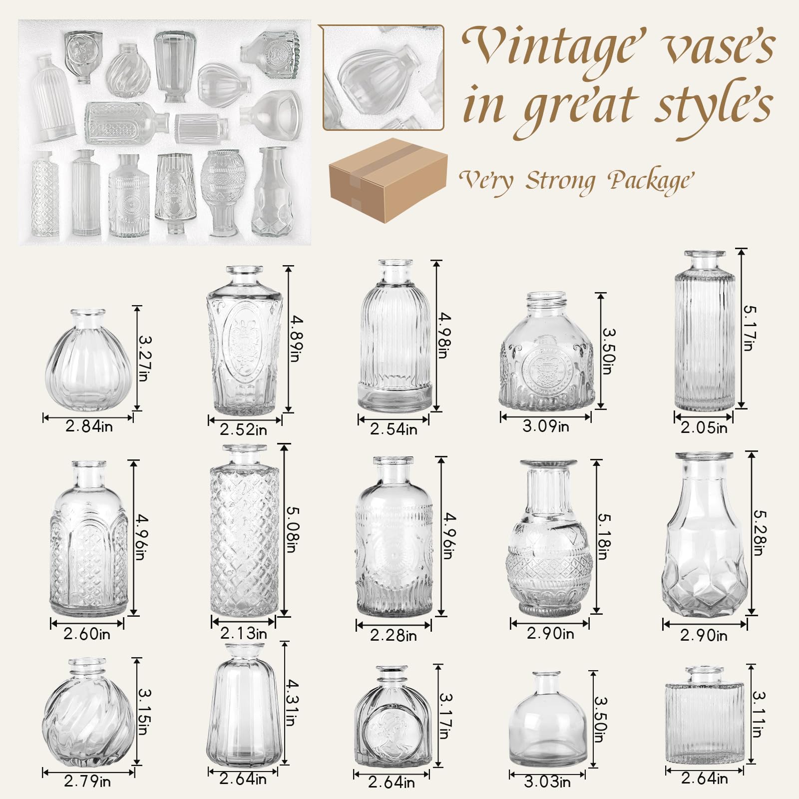 Earthgadgets versatile glass vases for office and living spaces.
