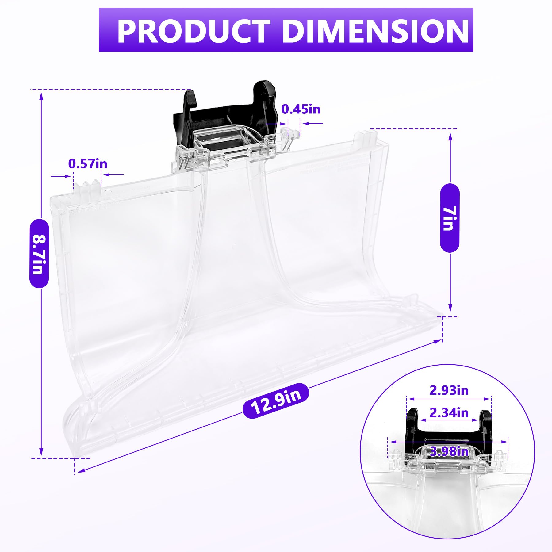 Earthtec precision-front-nozzle; unobstructed cleaning path for accuracy.