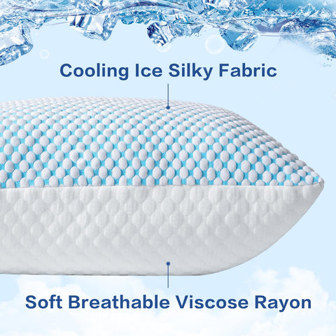EASELAND king-size pillow with adjustable fill, zipper access for easy customization.