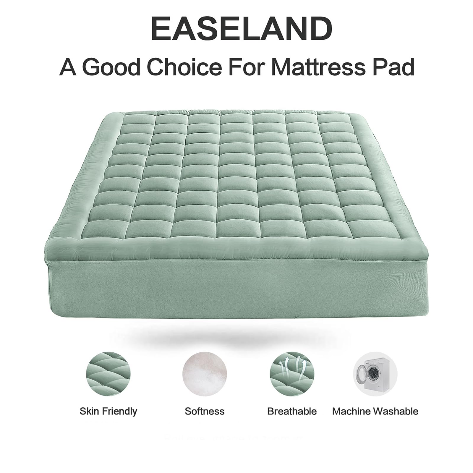 EASELAND deep-pocket design fits up to 21 inches securely