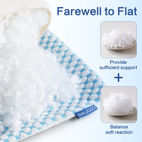 EASELAND dual-sided cooling cover shows moisture-wicking and breathable surface.