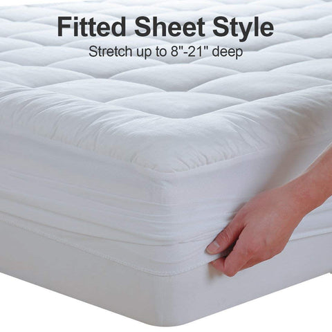 EaseLand elastic edge ensures a snug, secure fit on the mattress.