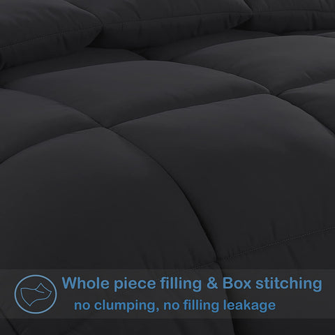 EASELAND queen comforter offers all-season versatility for year-round comfort.