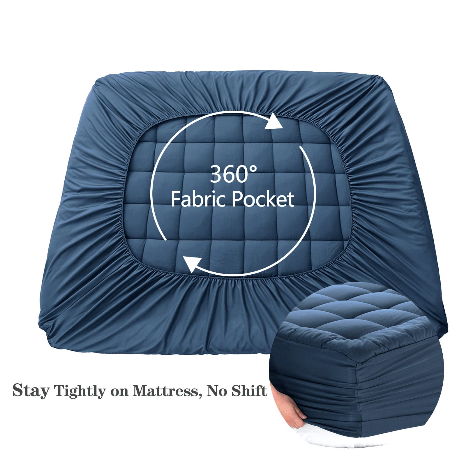 EASELAND skin-friendly surface wicks moisture for breathable nights