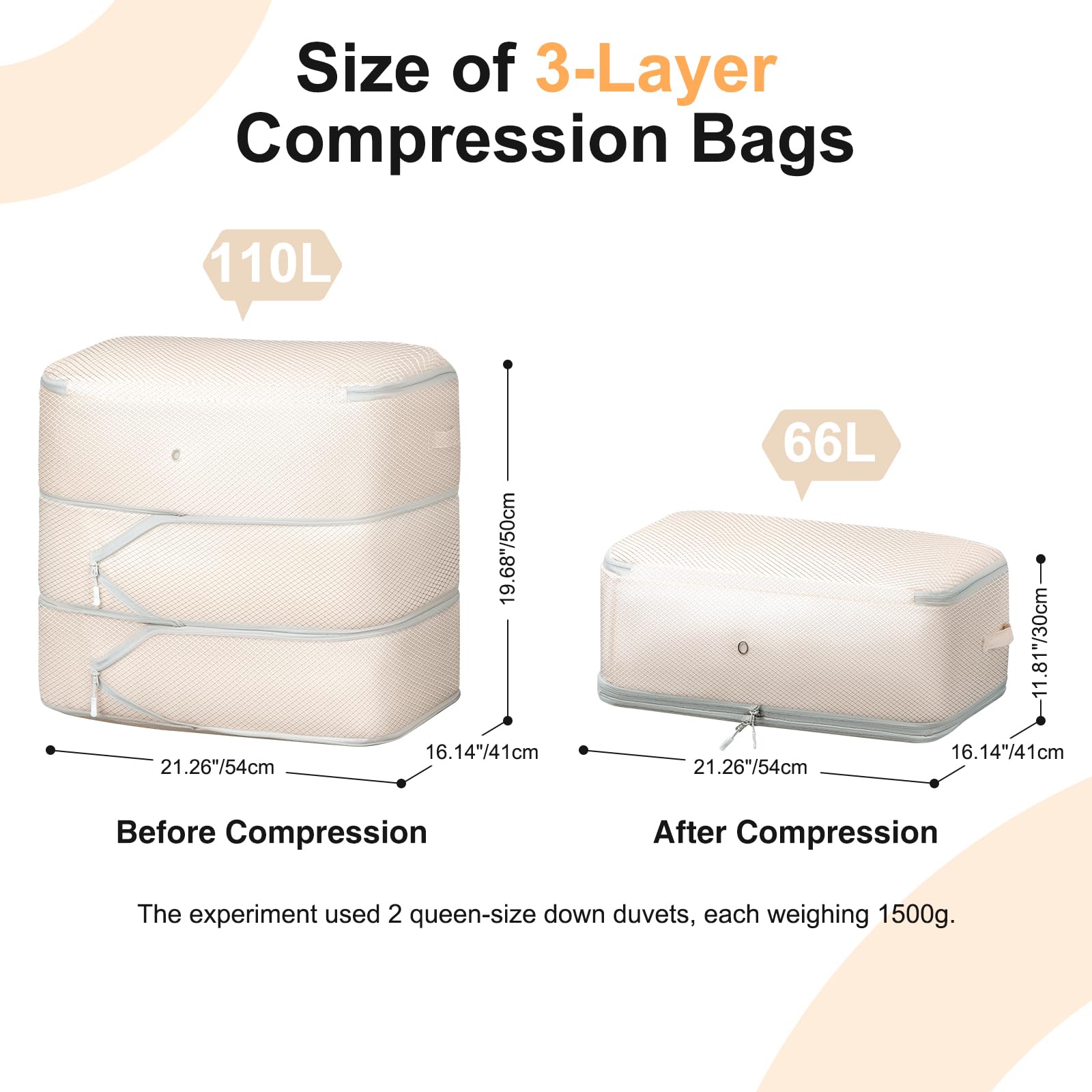 Easortm Large-Capacity Storage Bag ideal for blankets and quilts.