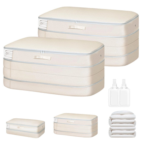 Easortm Comforter Storage Bag demonstrates large-capacity bedding storage for organized closets