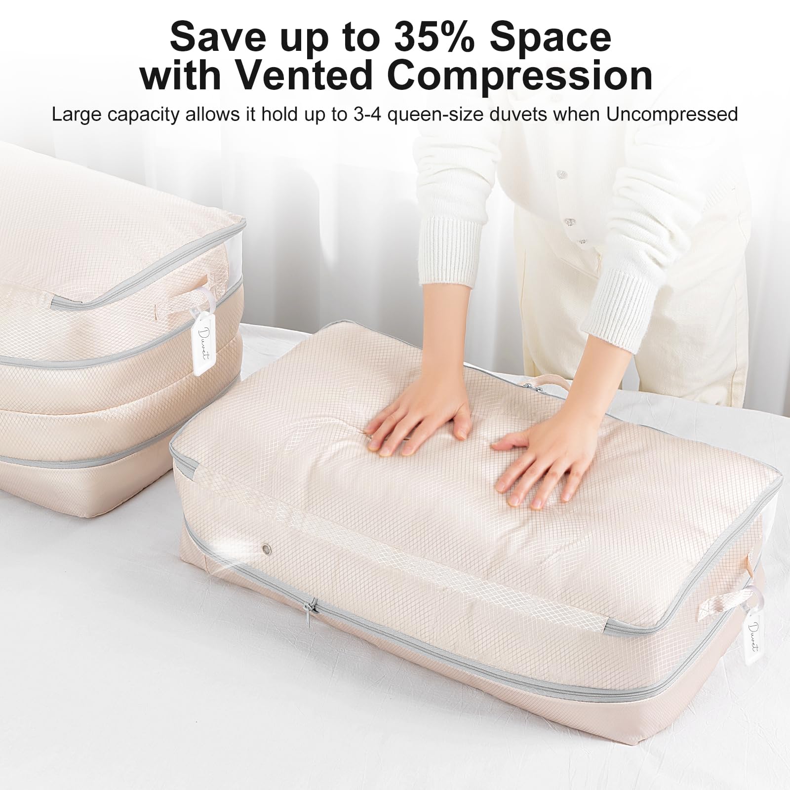 Easortm dual-handles design offers easy transport even when fully packed