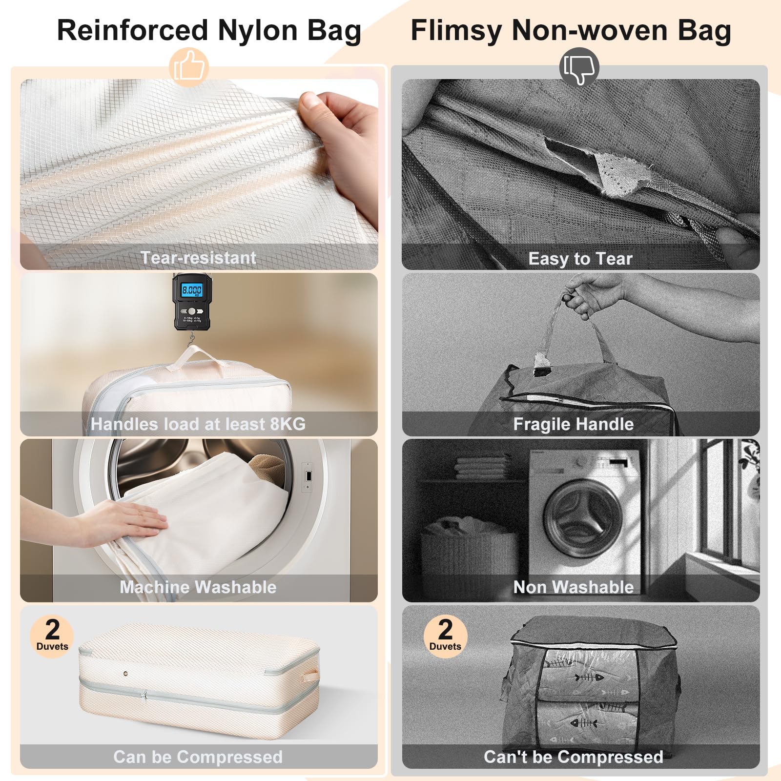 Easortm mesh viewing window and label card help sort items at a glance