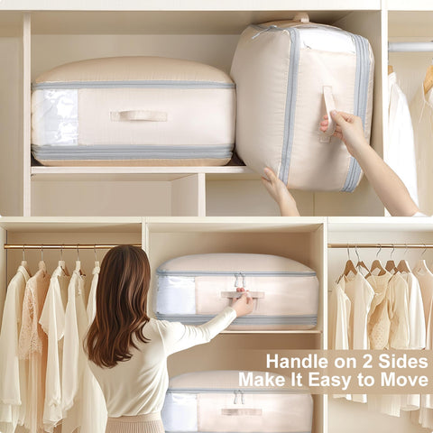 Easortm Transparent Window with labels speeds item retrieval.