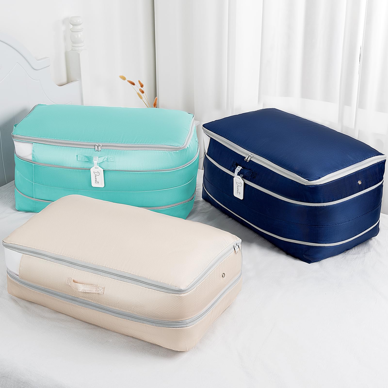 Easortm under-bed closet solution saves space and reduces clutter