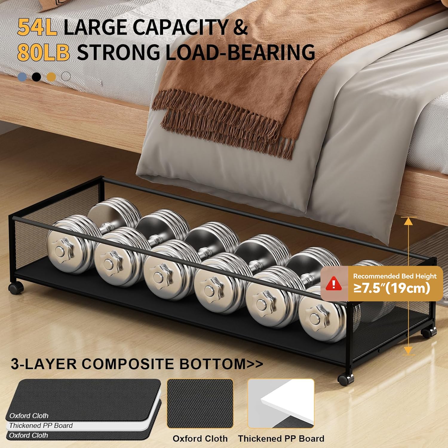 Eastherry large capacity for clothes and shoes in dorm rooms.