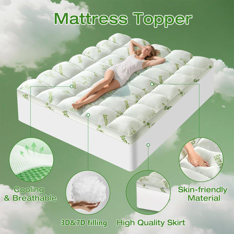 Easthome topper grid filled filling provides targeted support.