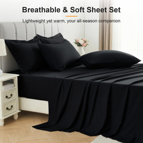 Easthome queen comforter set pillowcases 20x30 for easy night changes