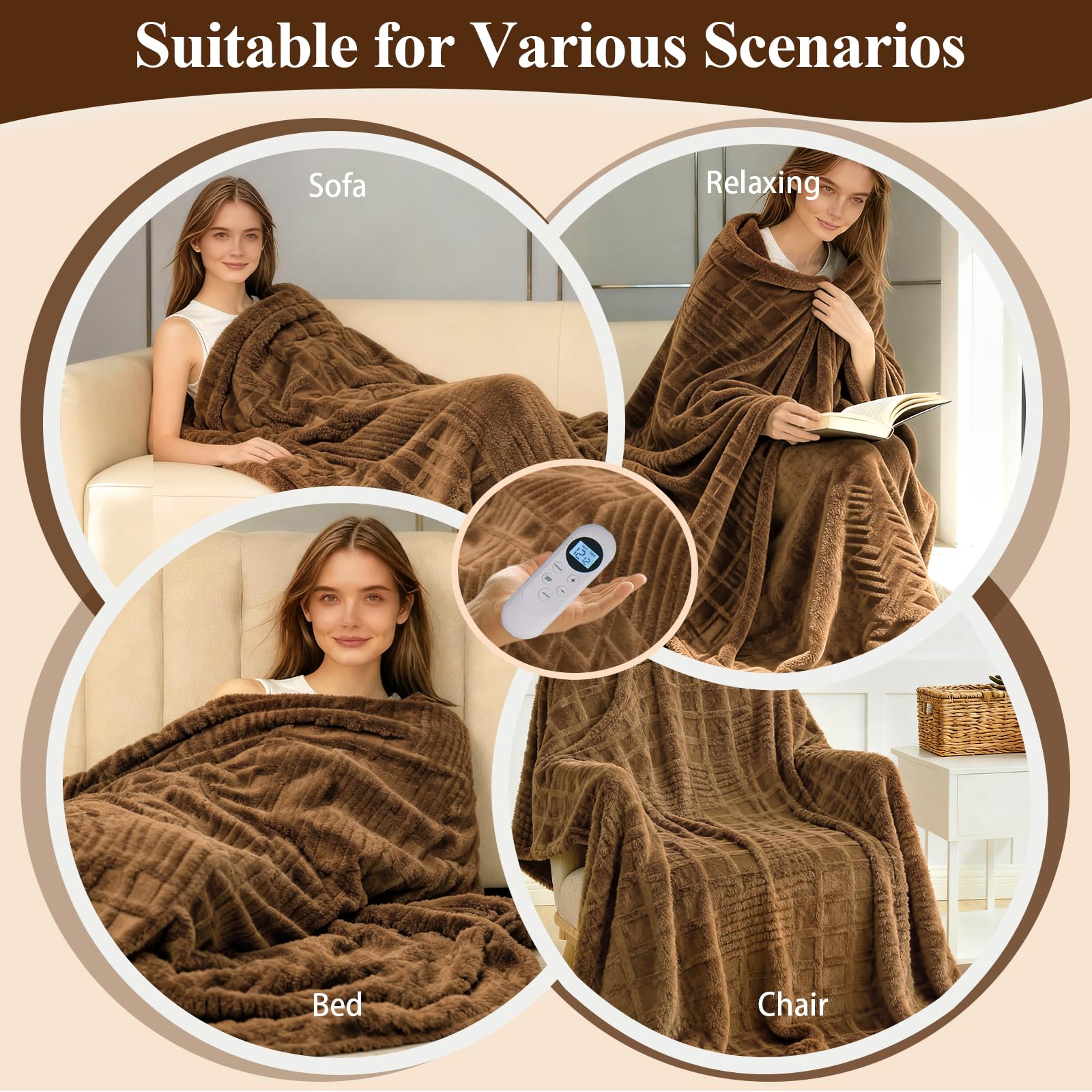 Eastsora 50x60 blanket on a cozy sofa setup.
