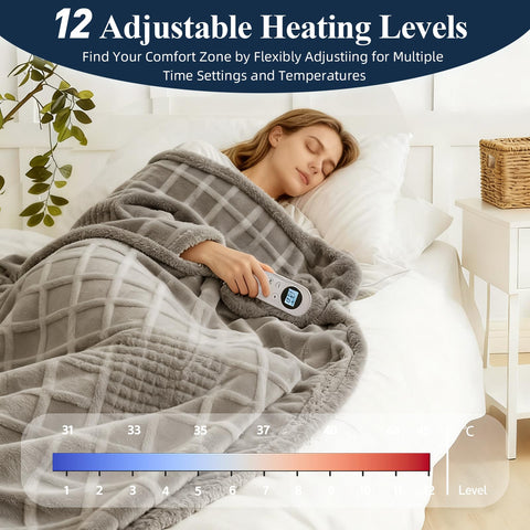 Eastsora double-faced velvet fleece blanket with plush warmth