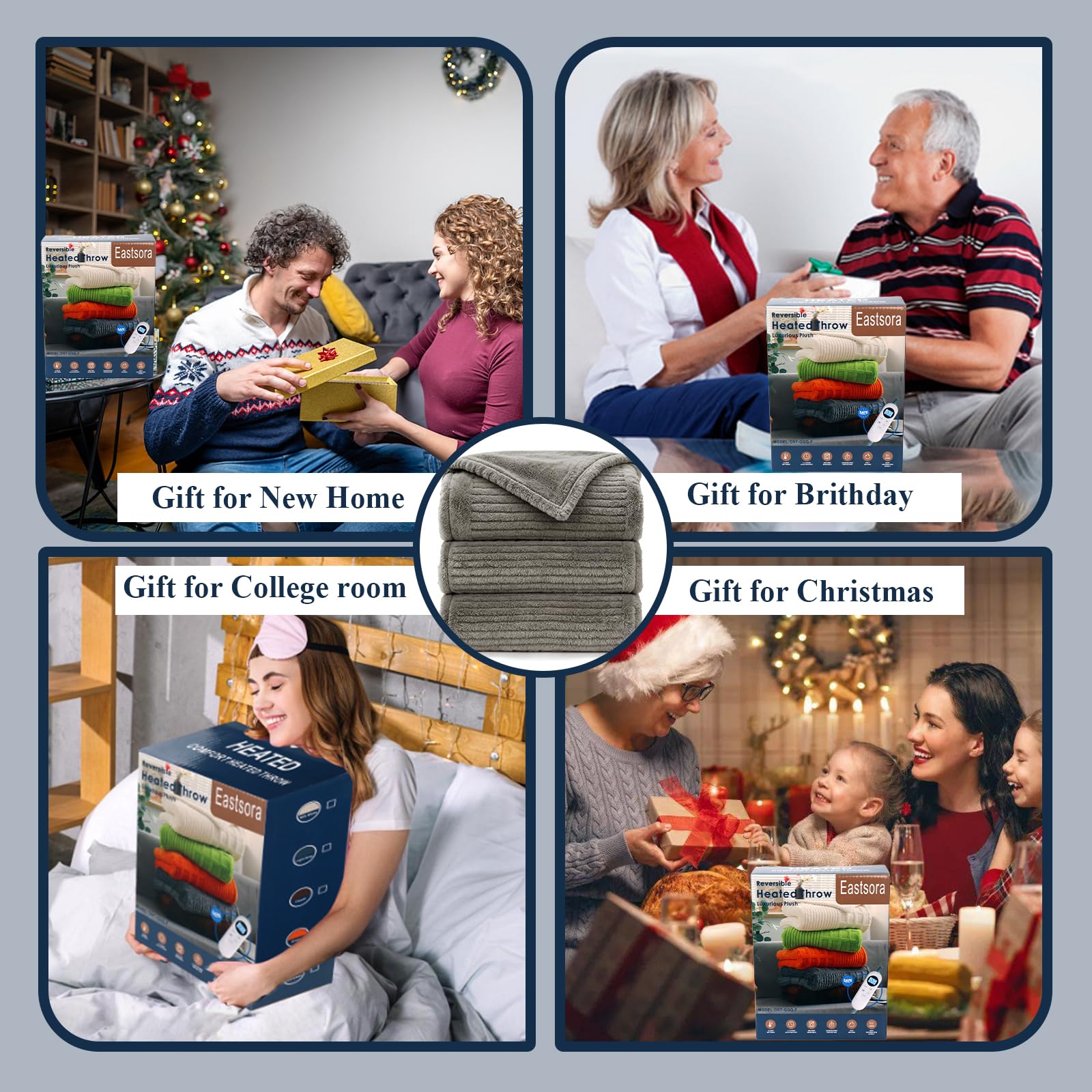 Eastsora soft velvet fleece blanket makes a cozy gift