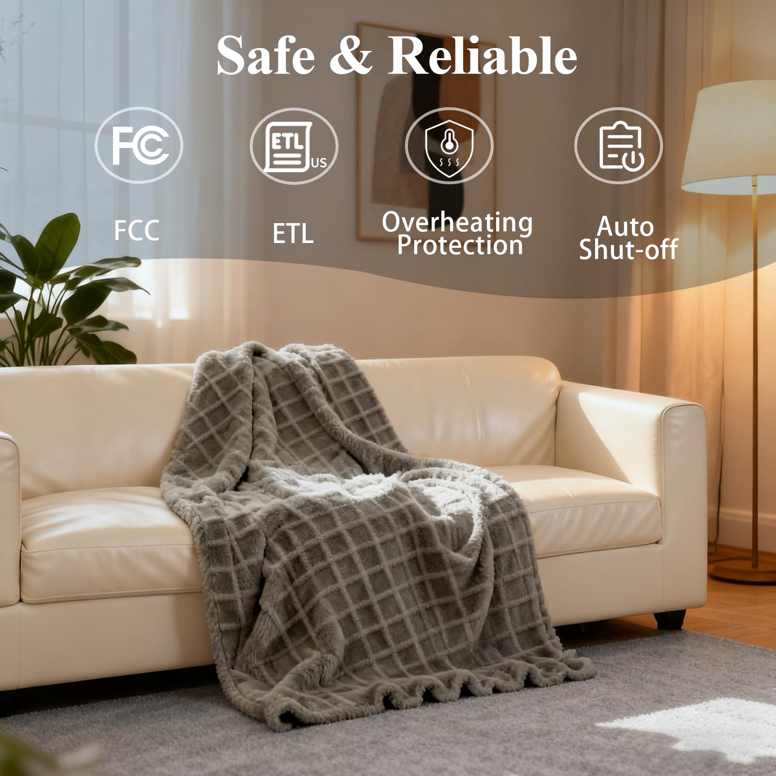 Eastsora machine-washable blanket for simple cleaning