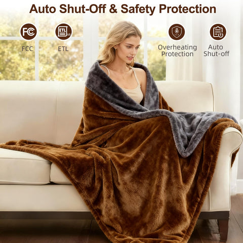 Two 200GSM flannel sides provide lasting, cozy softness.