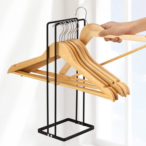 EASTTOWEST durable metal hanger organizer withstands daily use in busy closets and laundry rooms.