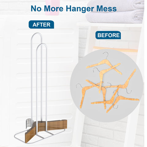 EASTTOWEST Hanger StackER white finish complements modern closets