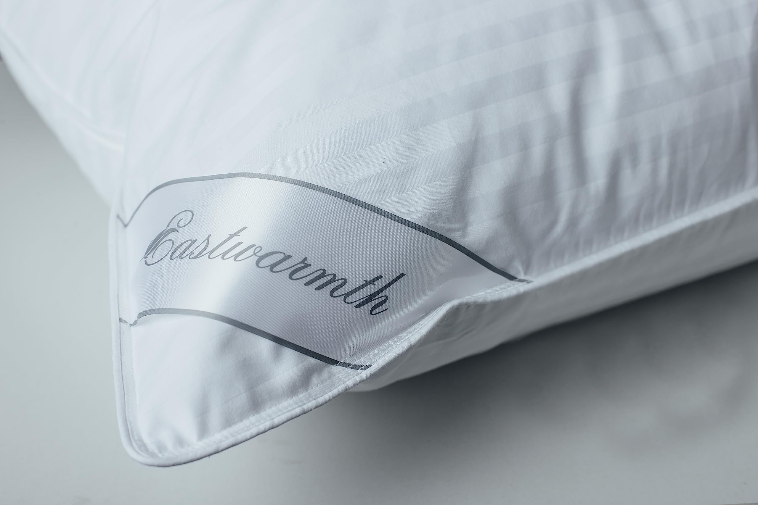Eastwarmth pillow arrives new factory-packaged for freshness.