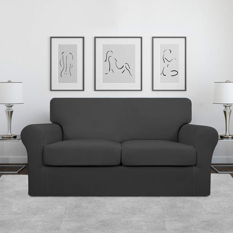 Easy-Going 3-piece cushion-left cover for dogs keeps cushions clean.