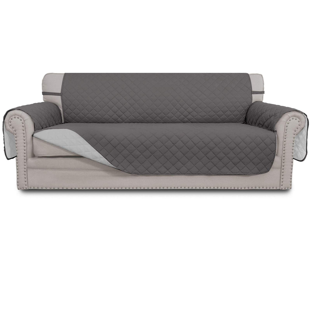 Easy-Going 4-seater slipcover displaying water resistance for spills and pets.