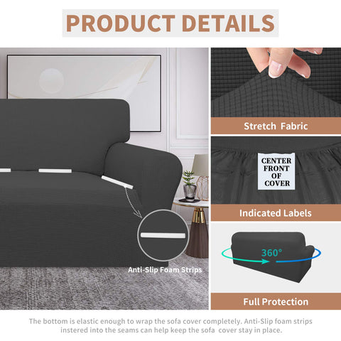 Easy-Going anti-slip elastic bottom illustrates snug installation.