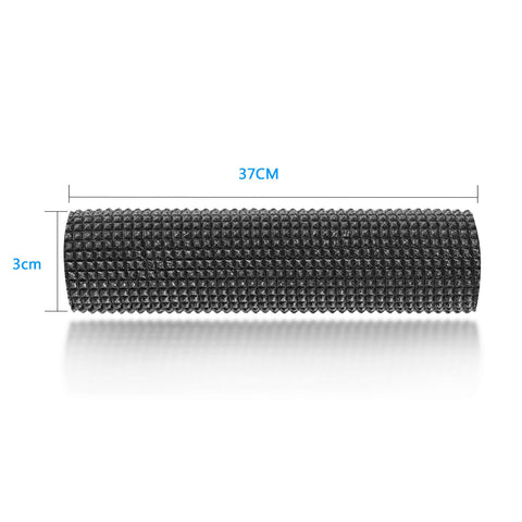 Easy-Going foam pipes tuck into grooves for stability.