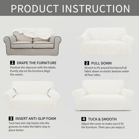 Easy-Going cream color option brightening living room decor