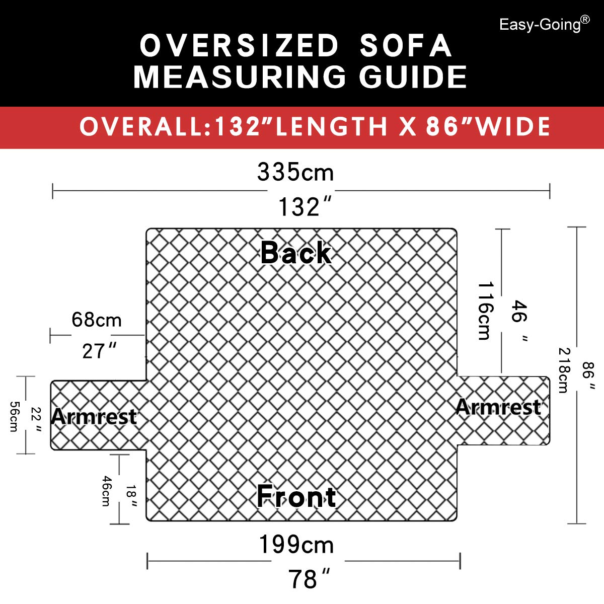 Easy-Going microfiber quilted texture adds soft, durable protection.