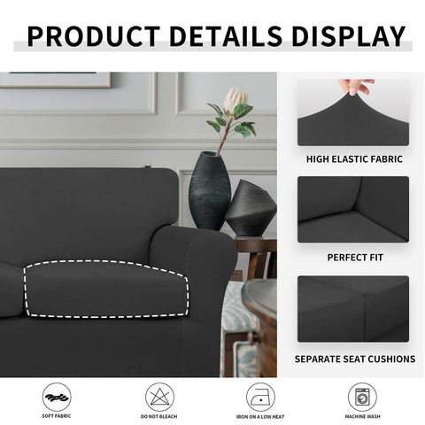 Easy-Going cushion cover-right prevents shifting and fuss-free styling.