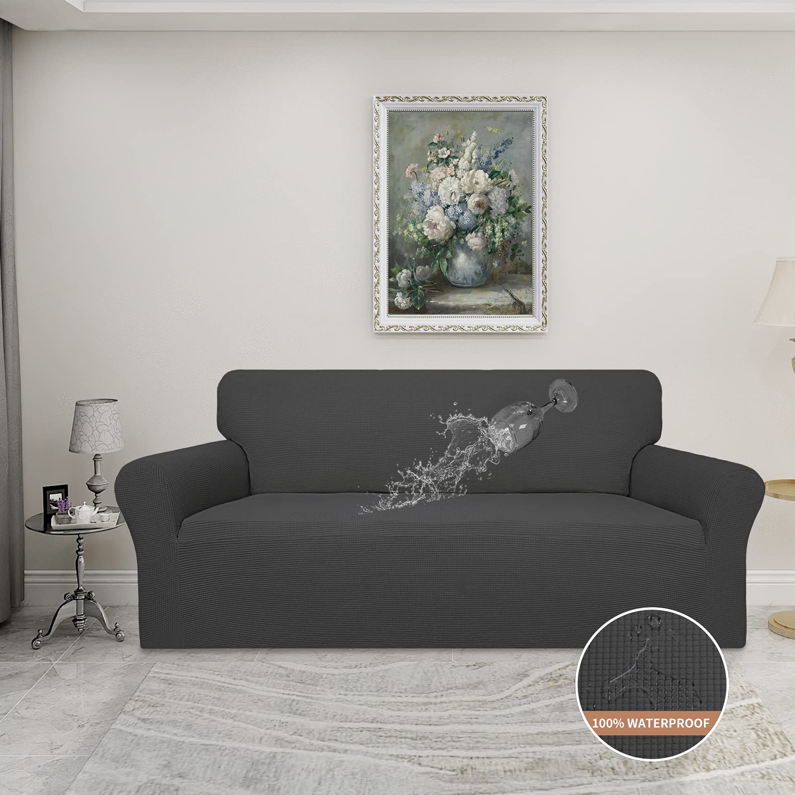 Easy-Going dual waterproof feature closeup demonstrates leakproof protection for your furniture.