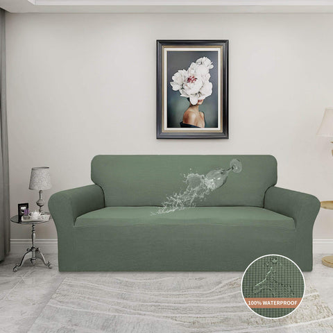 Easy-Going dual waterproof sofa cover keeps furniture dry during accidents.