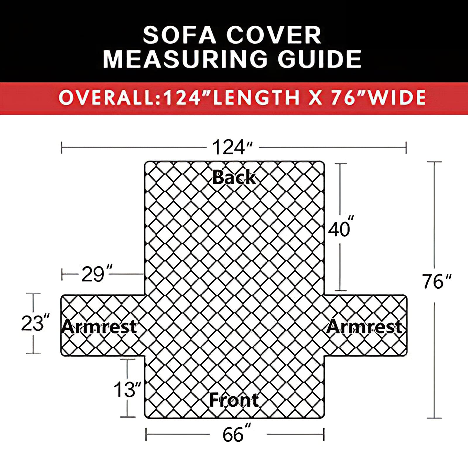 Easy-Going elastic-backed fit demonstrates secure sofa anchoring and simple drape.
