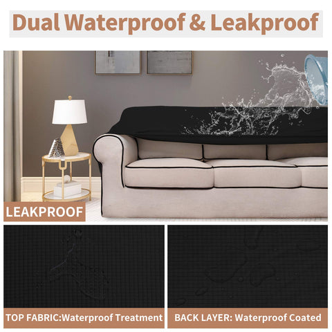 Easy-Going elastic bottom provides full-edge protection around the sofa