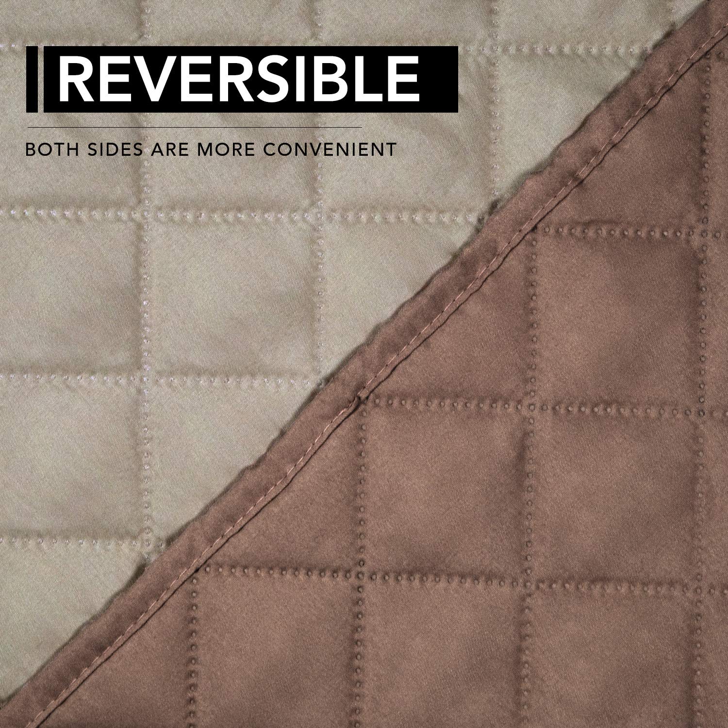 Easy-Going elastic straps back attachment ensures stable recliner protection