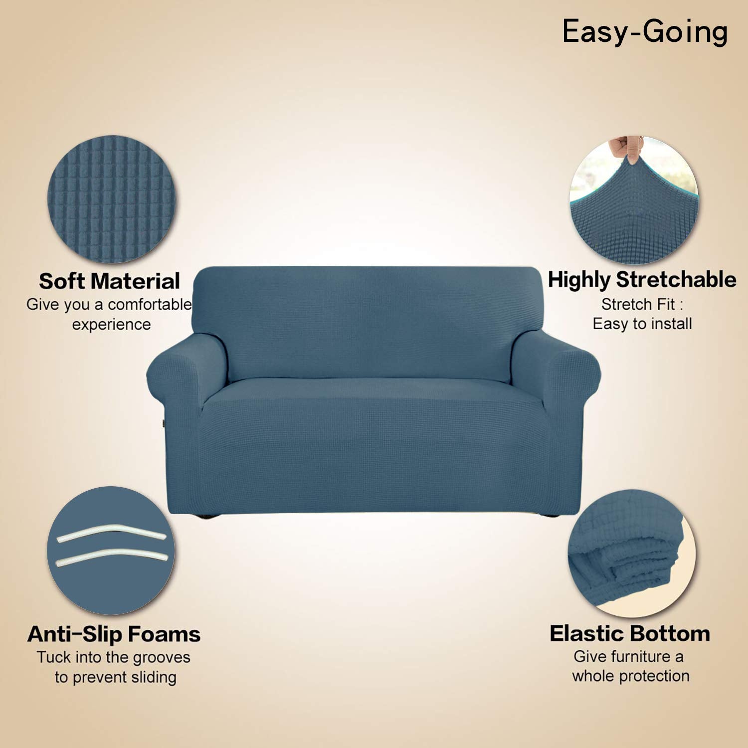 Easy-Going furniture protector guards against wear and stains while updating your living room.