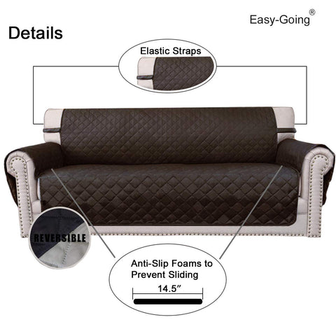 Easy-Going cover with elastic straps and foam pipes stays securely in place.