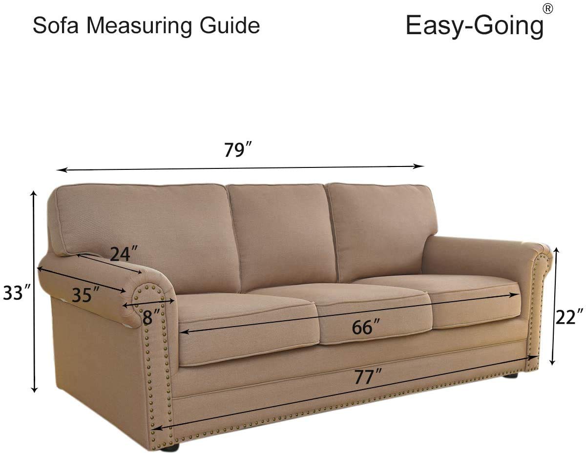 Easy-Going machine-washable couch cover for easy cleanup after pets.