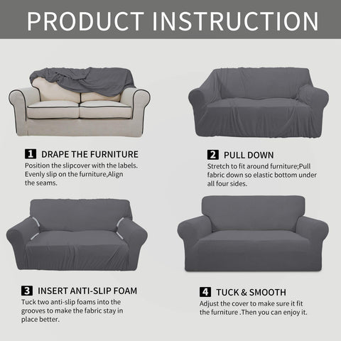 Easy-Going machine-washable slipcover cleans up easily at 30°C.