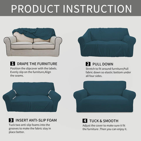 Easy-Going measurement guide confirms a 60–81 inch sofa fit.
