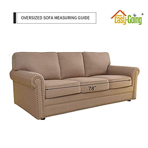 Easy-Going measuring guide helps you choose the right sofa cover size.