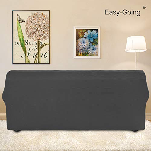 Easy-Going slipcover fit guide displaying 78-101 inch range for oversized sofas.