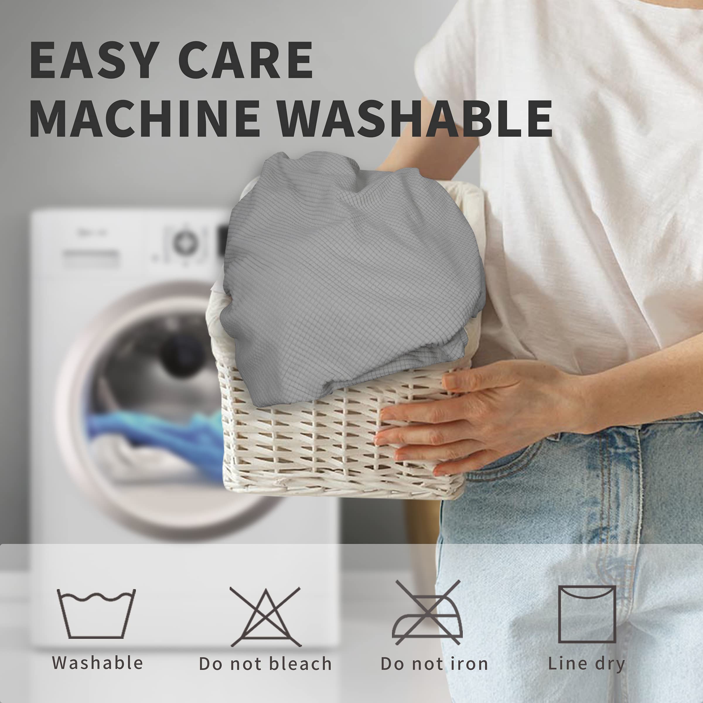 Easy-Going PE-backed waterproof layer blocks leaks and stains