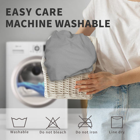 Easy-Going PE-backed waterproof layer blocks leaks and stains