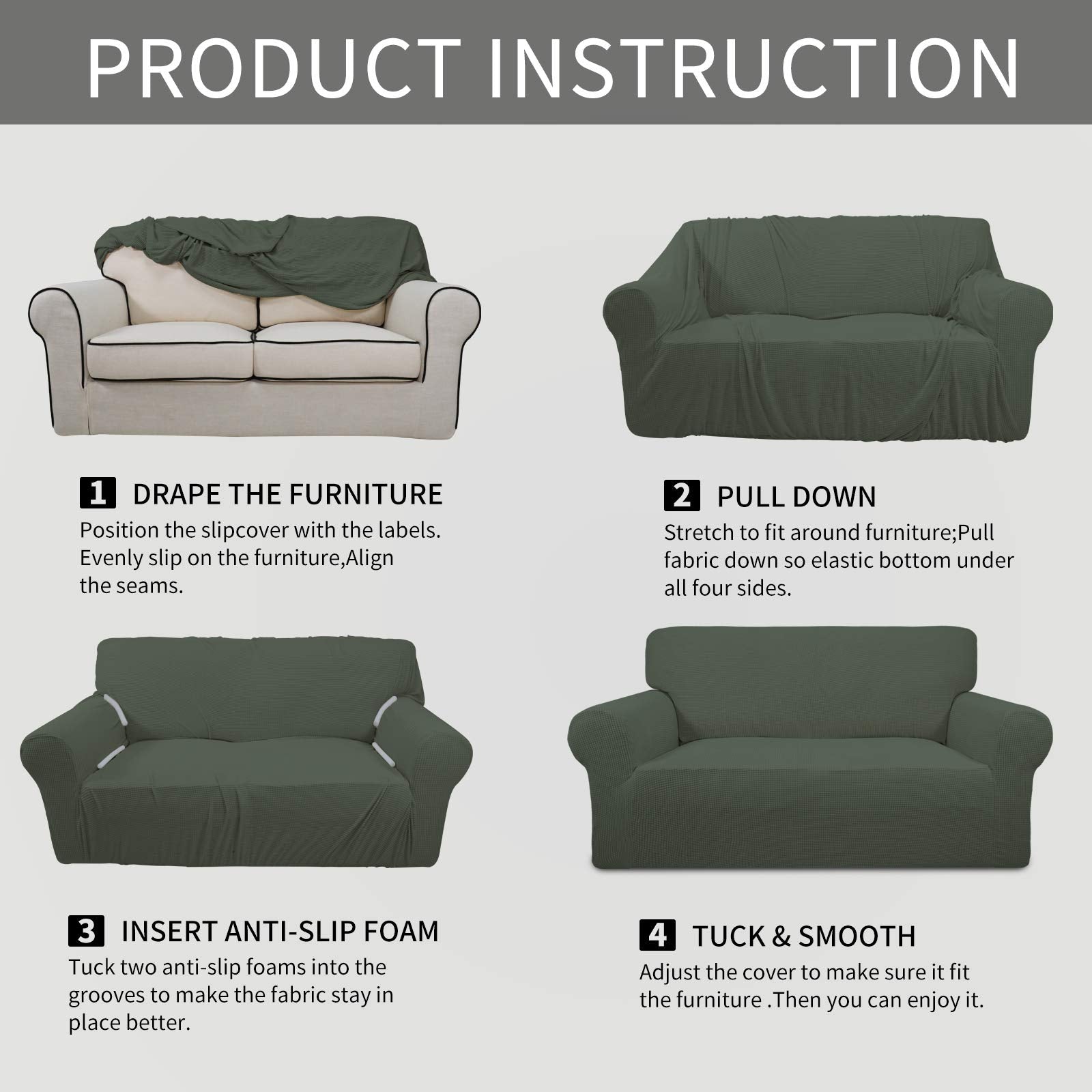 Easy-Going protective cover shields sofas from daily wear and stains.