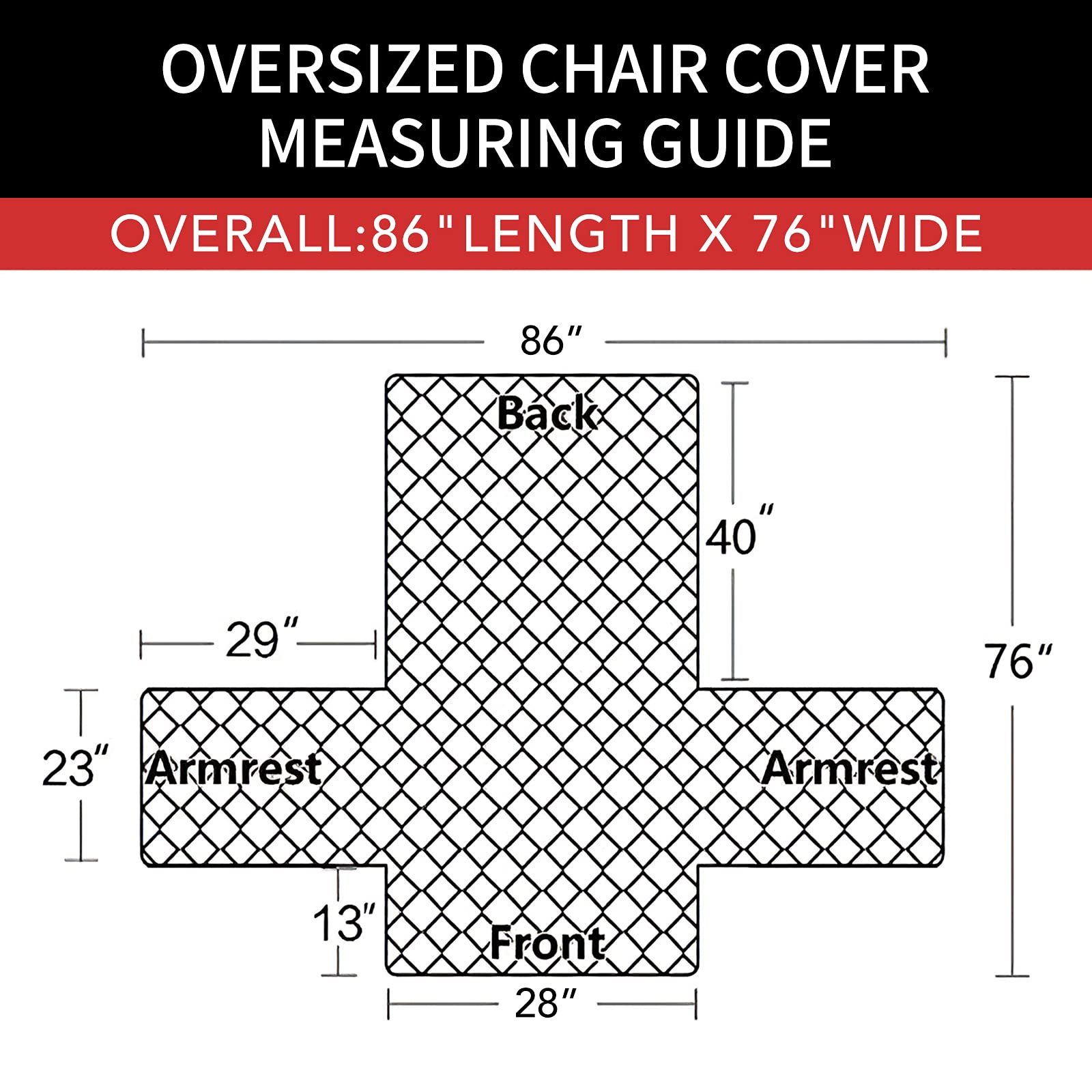 Easy-Going 3-layer quilted fabric blends durability and soft comfort.